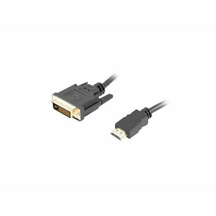 Adaptor HDMI la DVI Lanberg CA-HDDV-20CU-0018-BK Negru 1,8 m