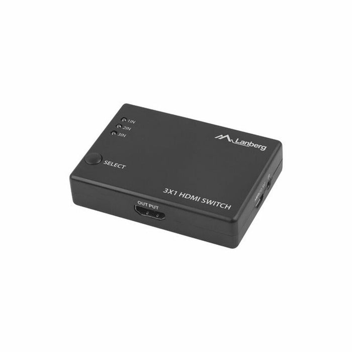 Switch HDMI Lanberg Negru 0,8 m