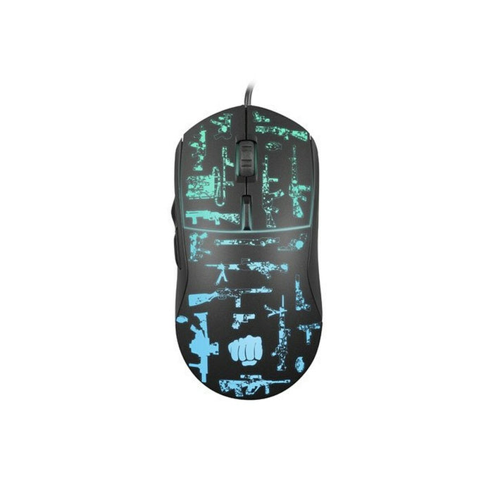 Tastatură și Mouse Natec NFU-1674 Qwerty US Negru RGB