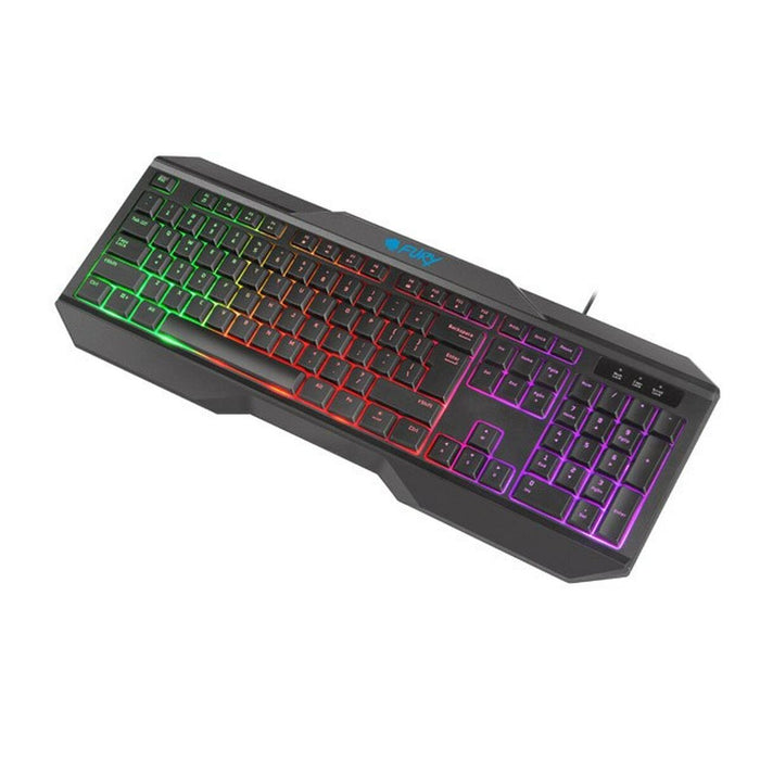 Tastatură și Mouse Natec NFU-1674 Qwerty US Negru RGB