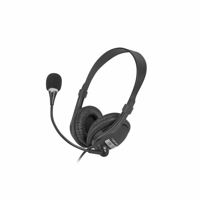 Căști cu Microfon Natec NSL-1692 Negru Multicolor