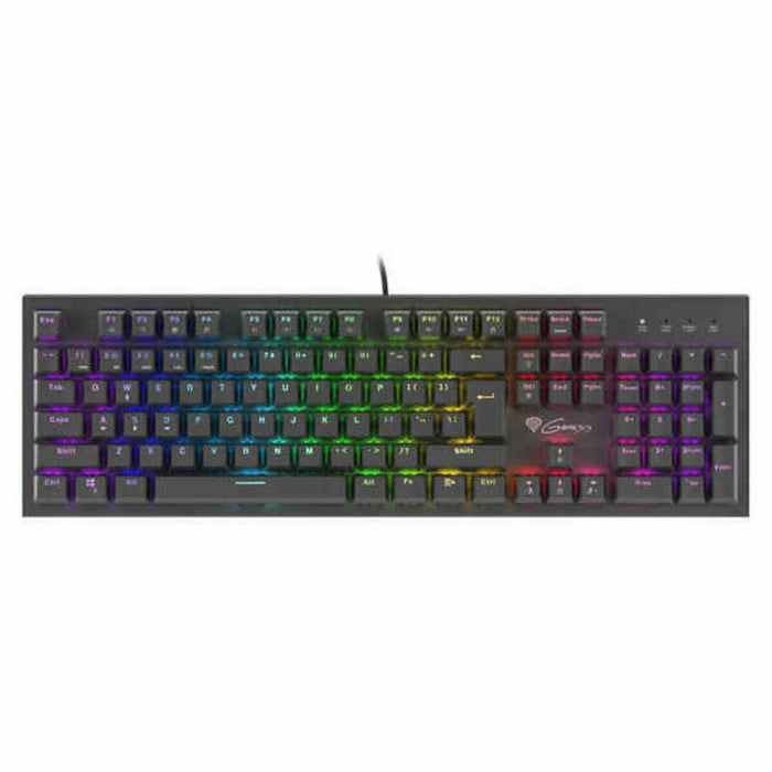 Tastatură Gaming Genesis Thor 300 RGB RGB Negru Qwerty Spaniolă