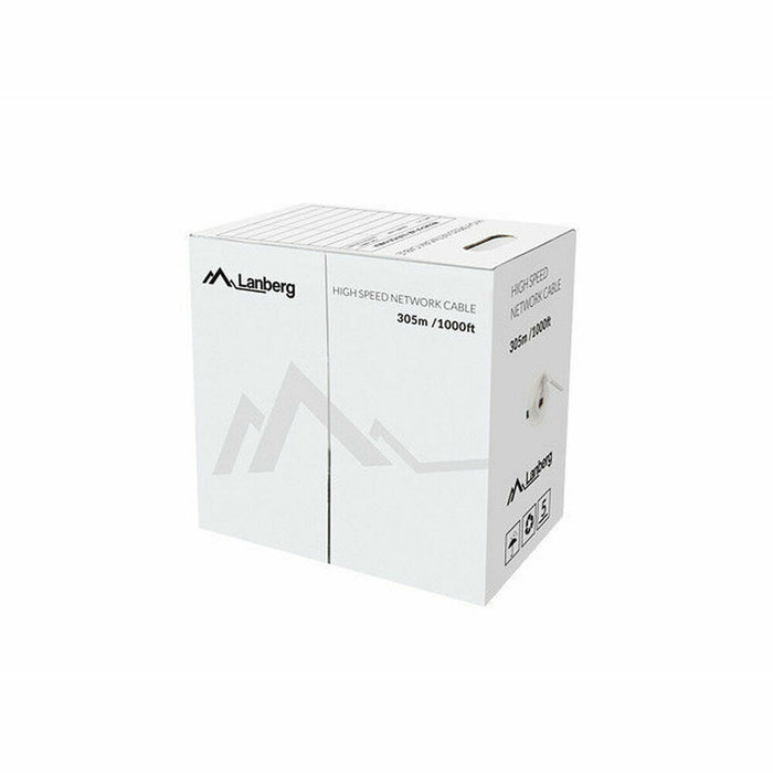 Cablu de Rețea Rigid UTP Categoria 6 Lanberg LCU6-12CU-0305-S 305 m Gri