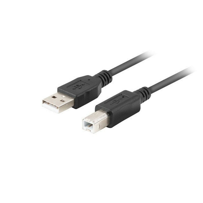 Cablu USB A la USB B Lanberg CA-USBA-15CU-0010-BK Negru 1 m