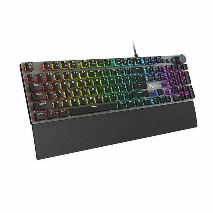 Tastatură Gaming Genesis NKG-1822 LED RGB Negru Qwerty Spaniolă