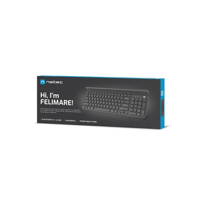 Tastatură Bluetooth Natec NKL-1973 Qwerty US Negru