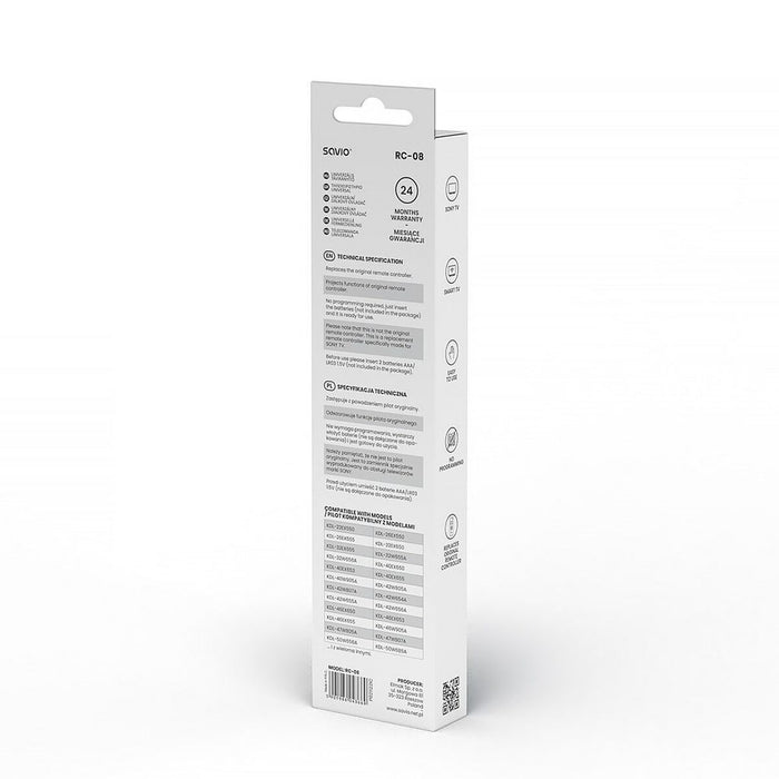 Telecomandă Universală Savio RC-08