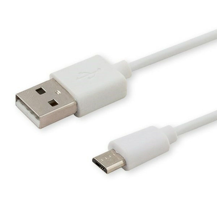 Cablu USB la micro USB Savio CL-123 Alb 1 m