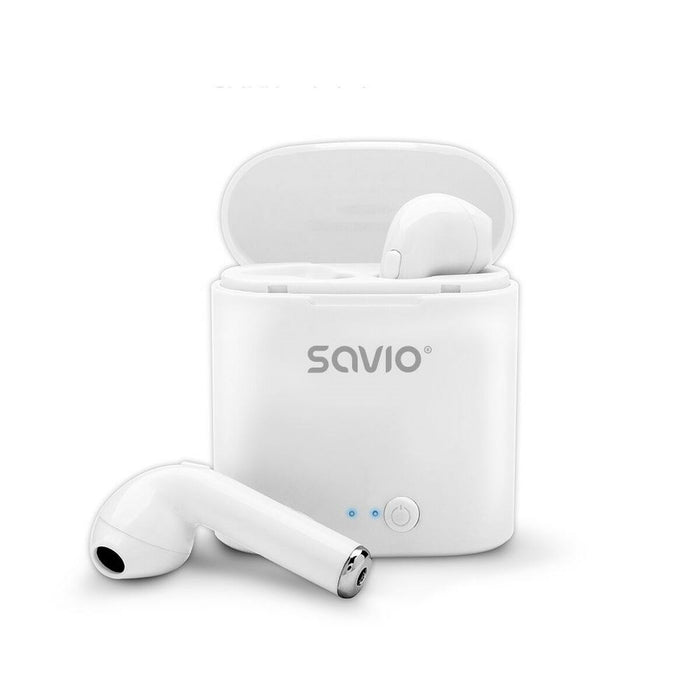 Căști in Ear Bluetooth Savio TWS-01 Alb
