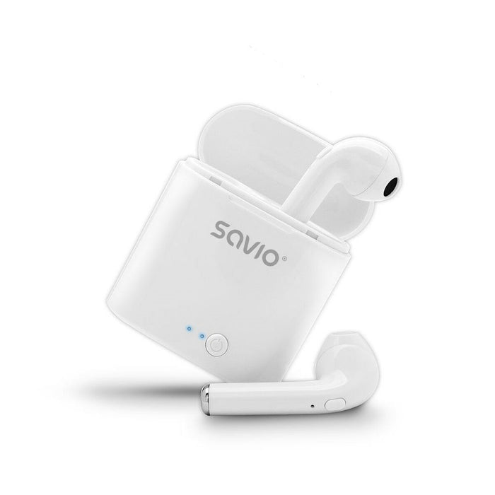 Căști in Ear Bluetooth Savio TWS-01 Alb