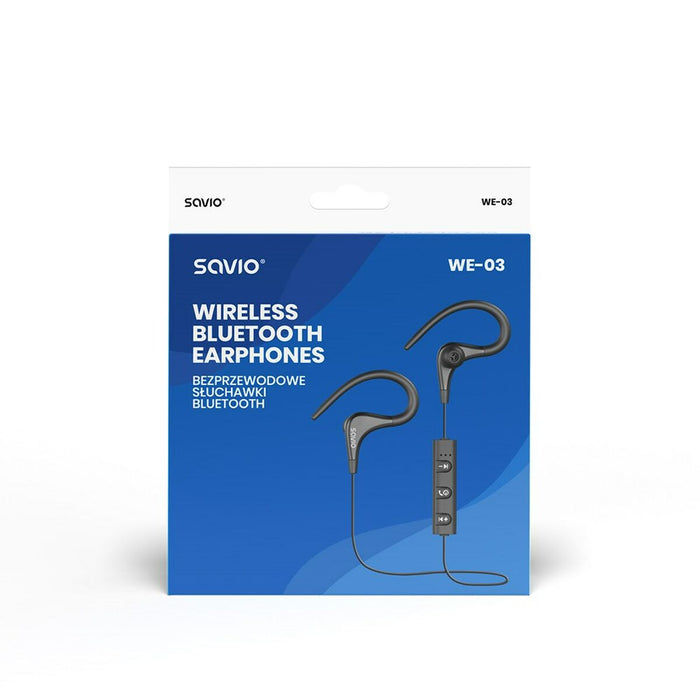 Căști Bluetooth Sportive Savio WE-03 Negru