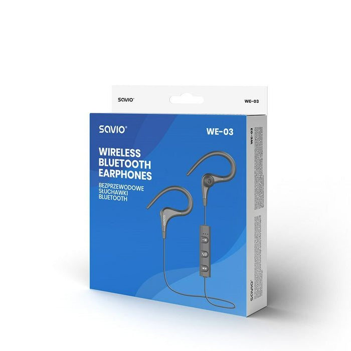 Căști Bluetooth Sportive Savio WE-03 Negru