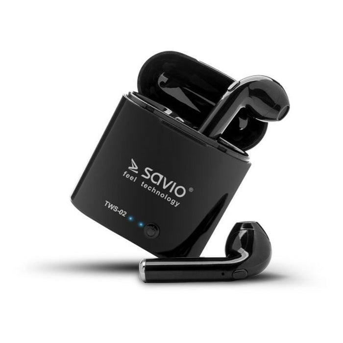 Căști in Ear Bluetooth Savio TWS-02 Negru Grafit