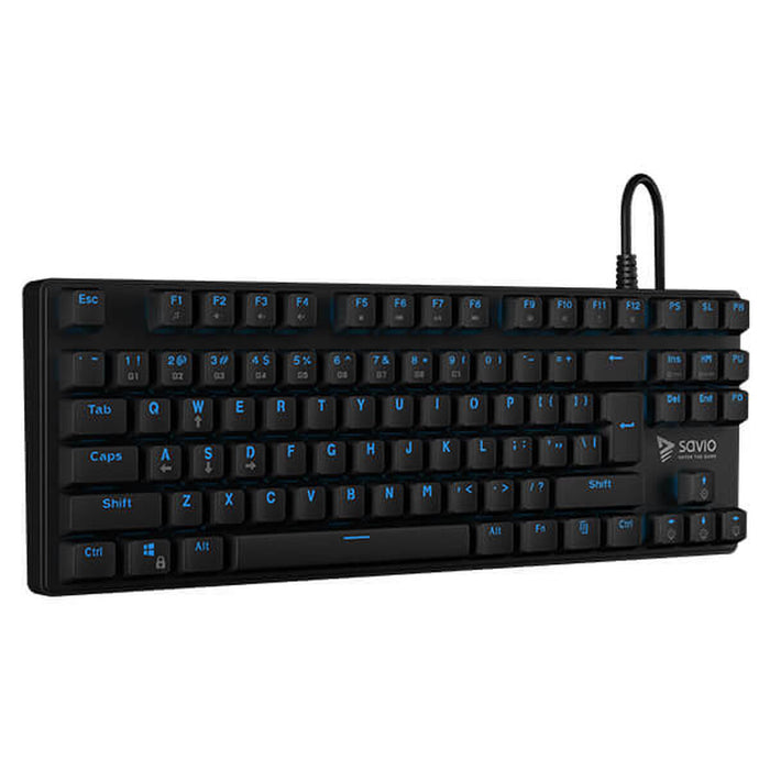 Tastatură Savio Tempest RX Negru Engleză QWERTY