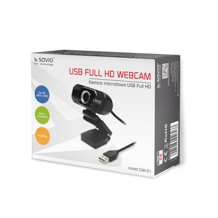 Webcam Savio CAK-01 1080 p