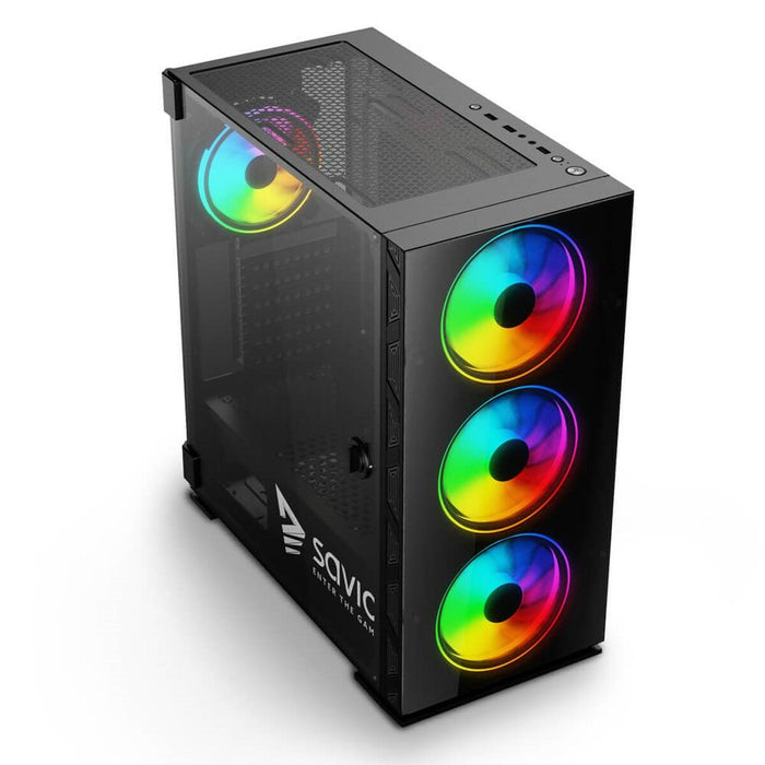 Unitate Semi-tower ATX Savio SAVGC-PRIMEX1 Negru