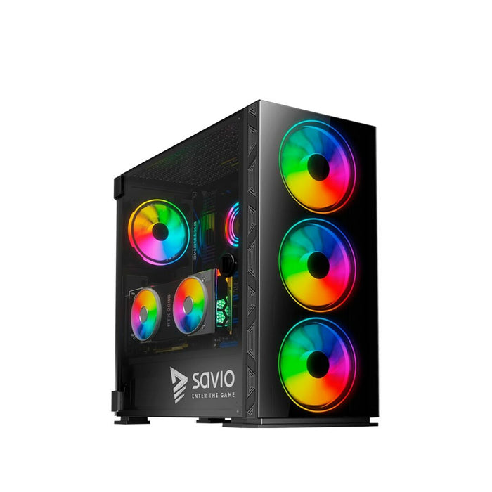 Unitate Semi-tower ATX Savio SAVGC-PRIMEX1 Negru