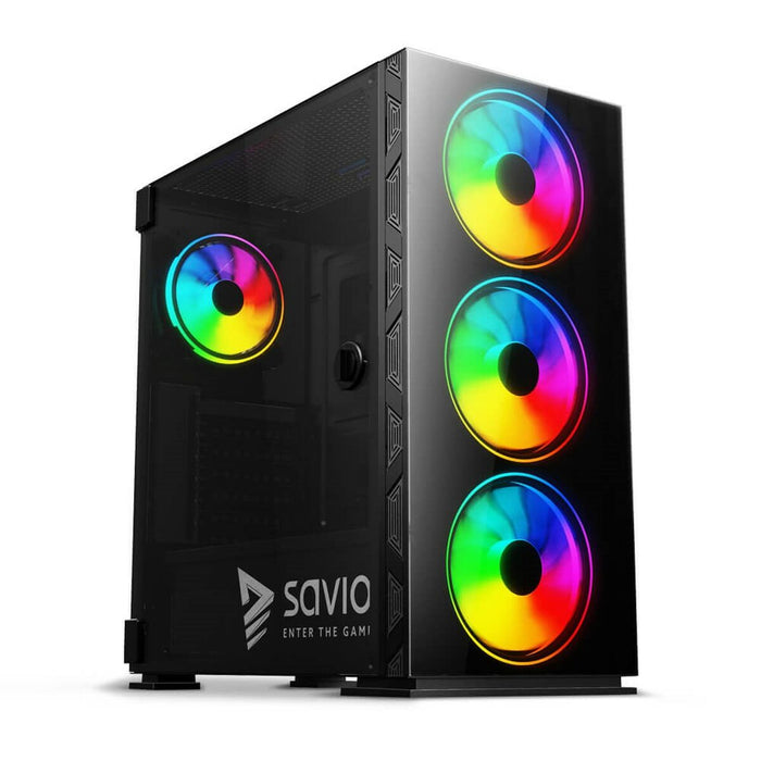 Unitate Semi-tower ATX Savio SAVGC-PRIMEX1 Negru