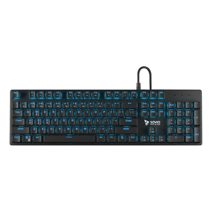 Tastatură Savio RX FULL Albastru Negru QWERTY