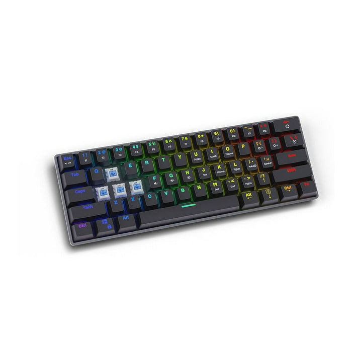 Tastatură Savio BLACKOUT Negru Multicolor Engleză QWERTY