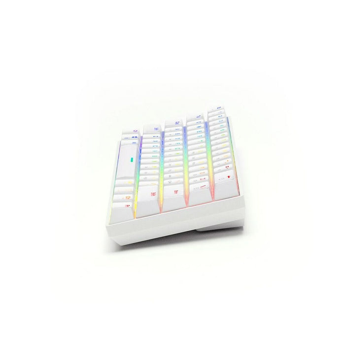 Tastatură Savio Whiteout Alb Multicolor Engleză QWERTY