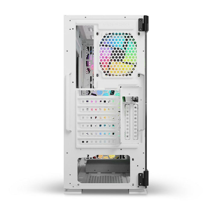 Unitate Semi-tower ATX Savio RAPTOR WHITE X1 Negru Multicolor