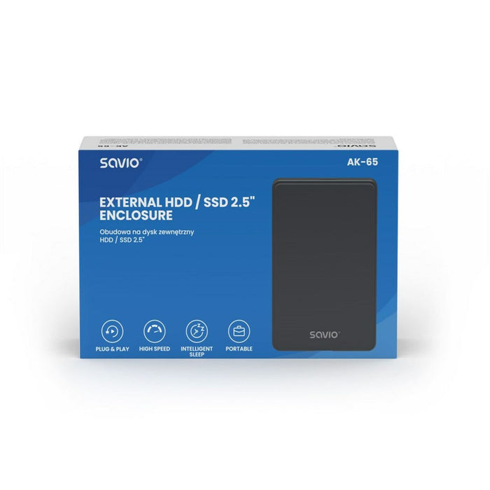 Cutie Externă Savio AK-65 Negru