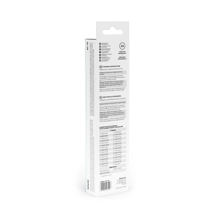 Telecomandă Universală pentru Philips Savio RC-16