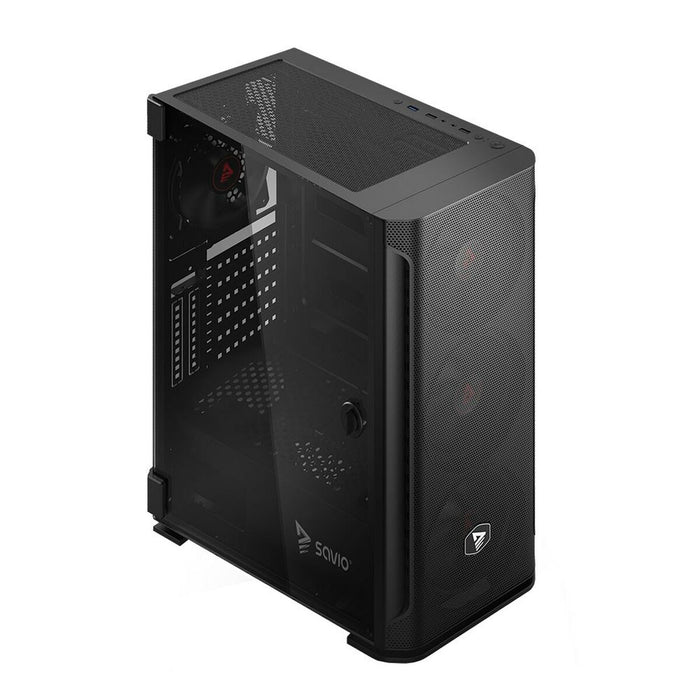 Unitate Semi-tower ATX Savio SHADOW X2 Negru