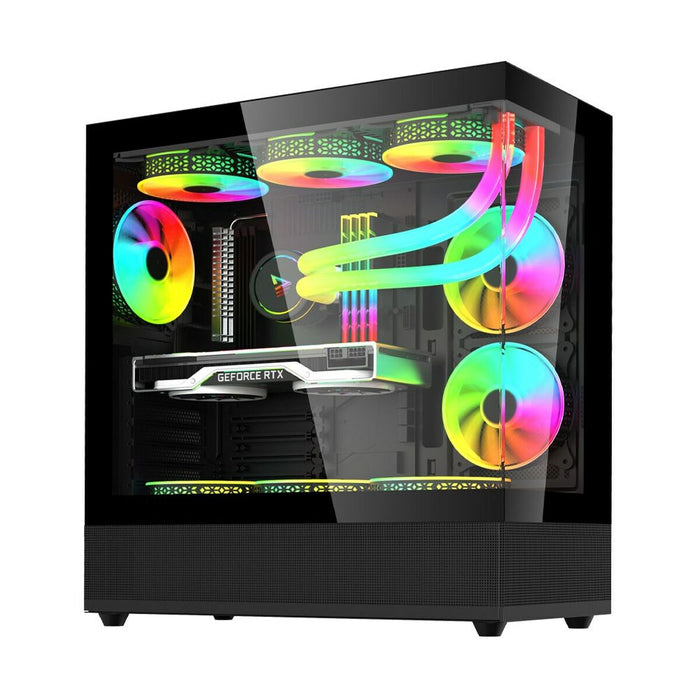 Unitate Semi-tower ATX Savio SIGMA X1 Negru