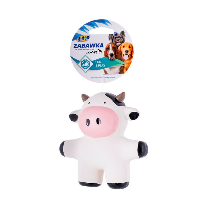 Jucărie pentru câini Hilton Cow Alb Negru Latex