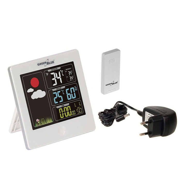 Stație Meteorologică Multifuncțională Greenblue GB521W Alb