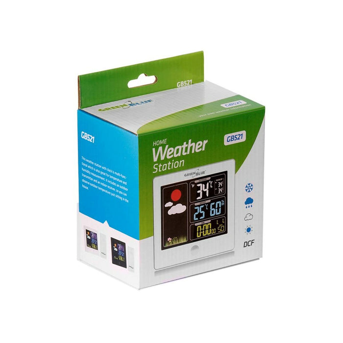 Stație Meteorologică Multifuncțională Greenblue GB521W Alb