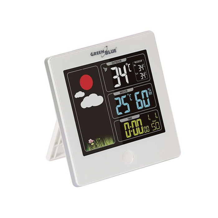 Stație Meteorologică Multifuncțională Greenblue GB521W Alb