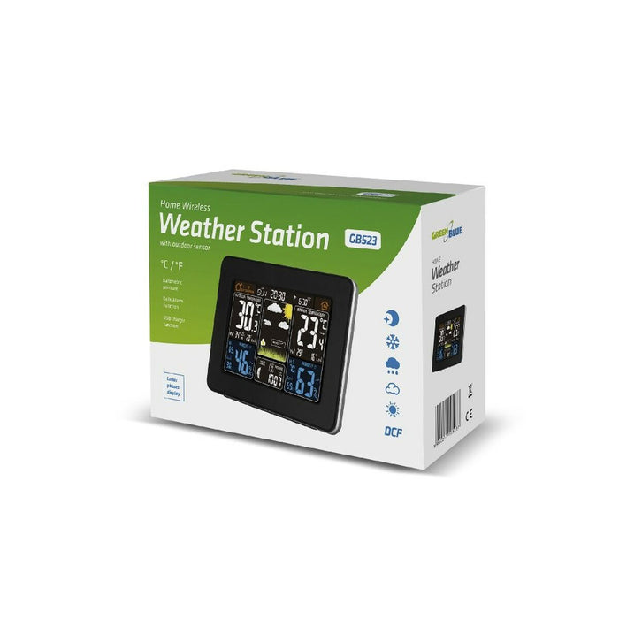 Stație Meteorologică Multifuncțională Greenblue GB523 Negru