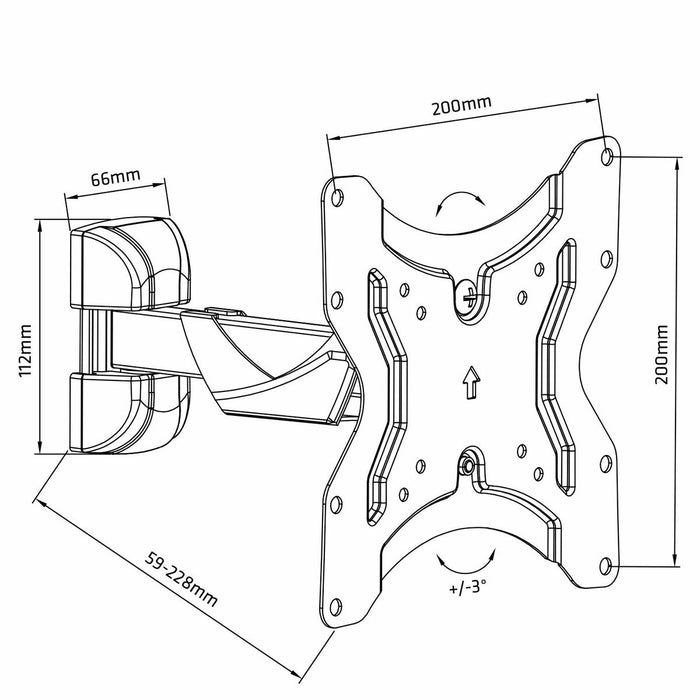 Suport de Masă pentru Ecran MacLean MC-741 13" 42"