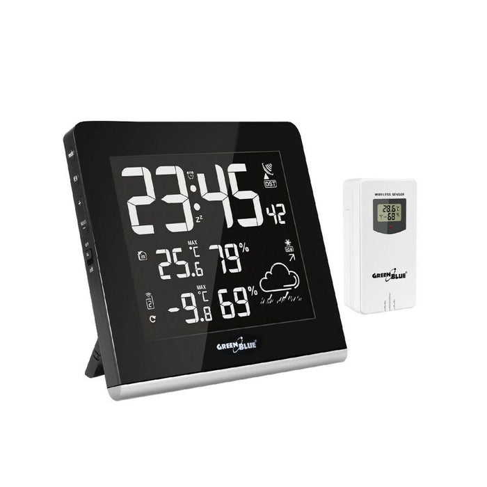 Stație Meteorologică Multifuncțională Greenblue GB151 Alb Negru