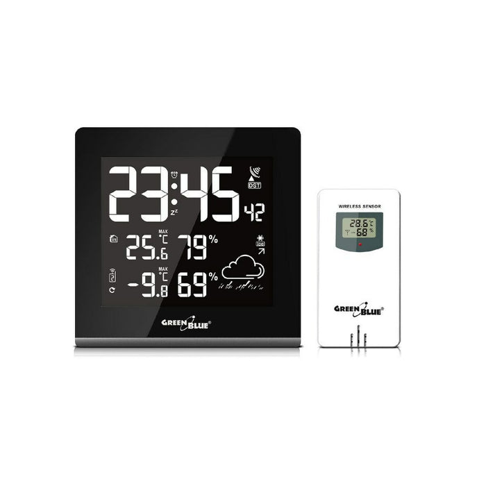 Stație Meteorologică Multifuncțională Greenblue GB151 Alb Negru