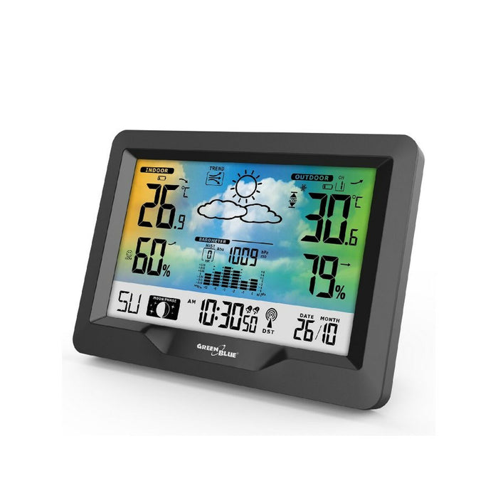 Stație Meteorologică Multifuncțională Greenblue GB540 Negru