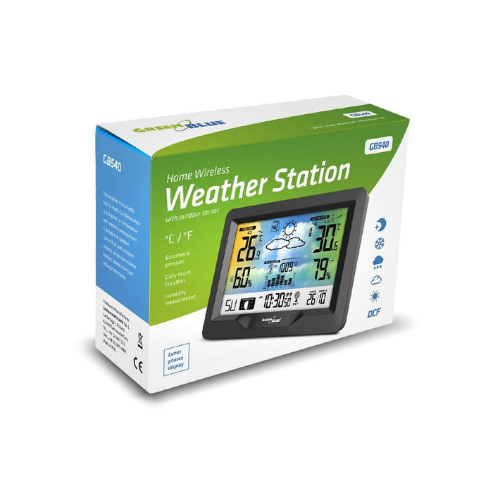 Stație Meteorologică Multifuncțională Greenblue GB540 Negru