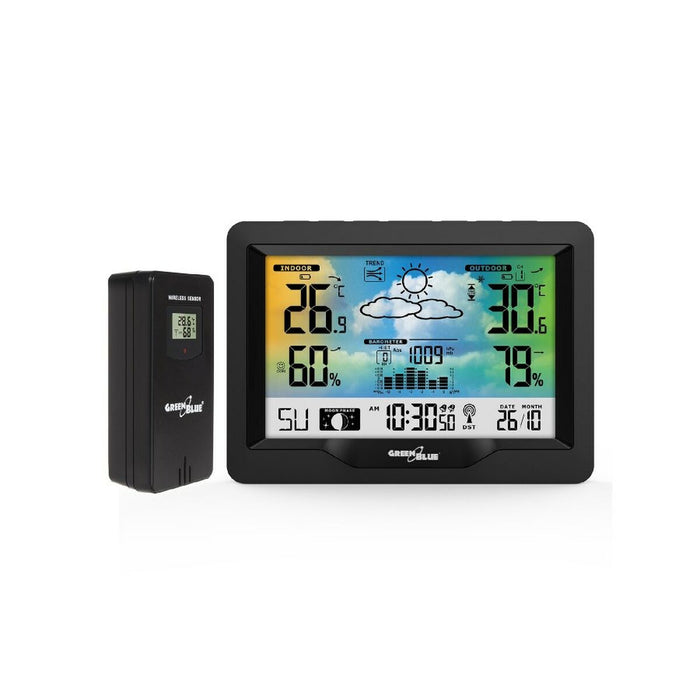 Stație Meteorologică Multifuncțională Greenblue GB540 Negru