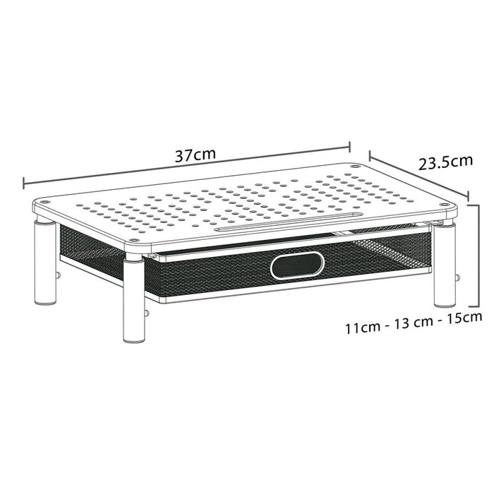 Suport de Masă pentru Ecran MacLean MC-947 32" 13" 37 x 23,5 cm