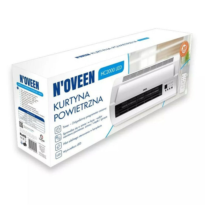 Radiator Split Ceramic de Perete N'oveen HC2000 Alb 2000 W