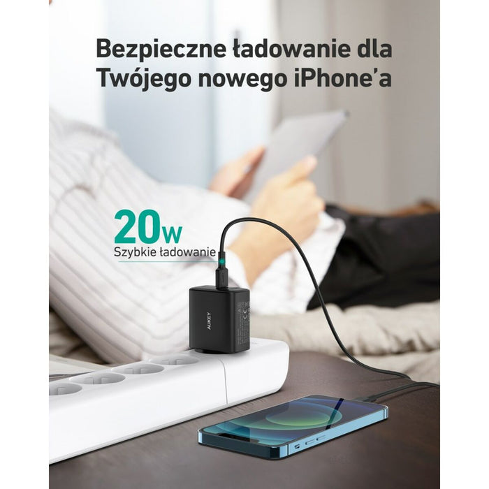 Încărcător de Perete Aukey PA-F3S Negru 33 W