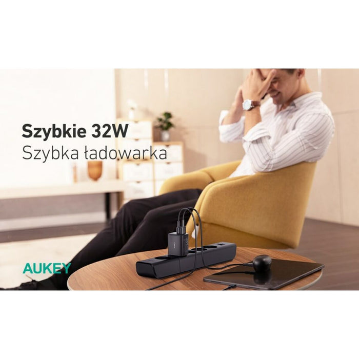 Încărcător de Perete Aukey PA-F3S Negru 33 W