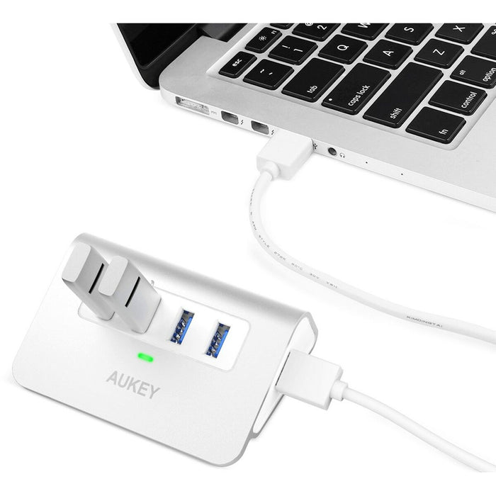 Hub USB Aukey CB-H5 Aluminiu