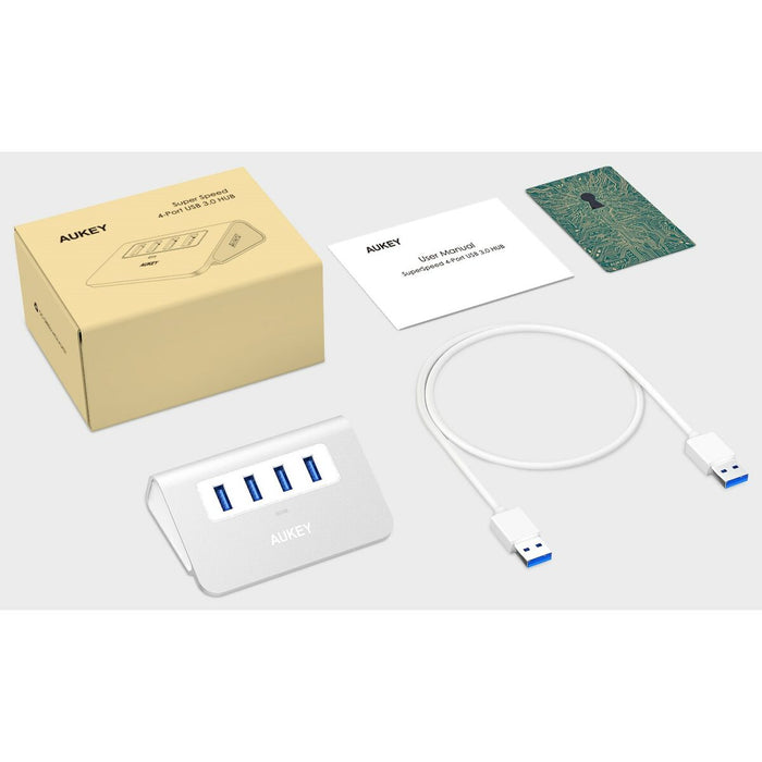 Hub USB Aukey CB-H5 Aluminiu