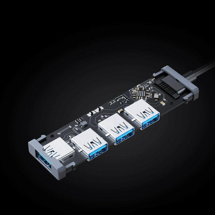 Hub USB Aukey CB-H36 Aluminiu
