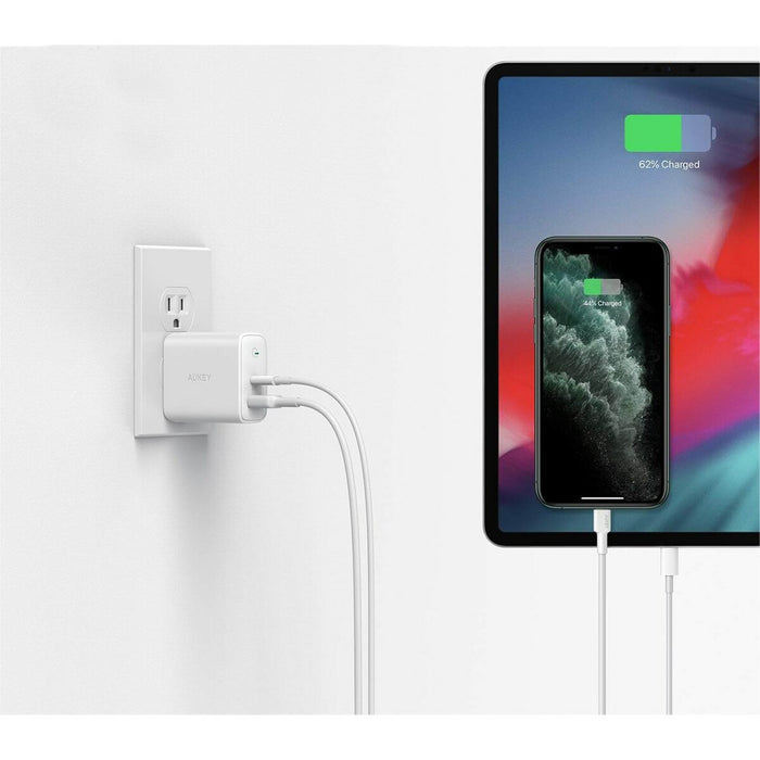Încărcător de Perete Aukey PA-D1 Alb 30 W