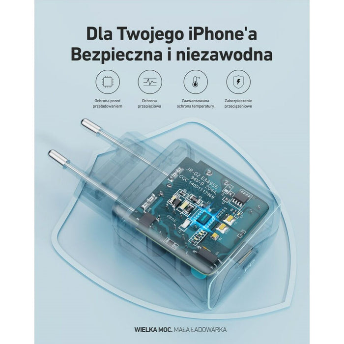 Încărcător de Perete Aukey PA-R1 Black Negru 20 W